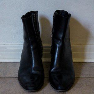 Barney's New York Black Leather 65mm Ankle Boot